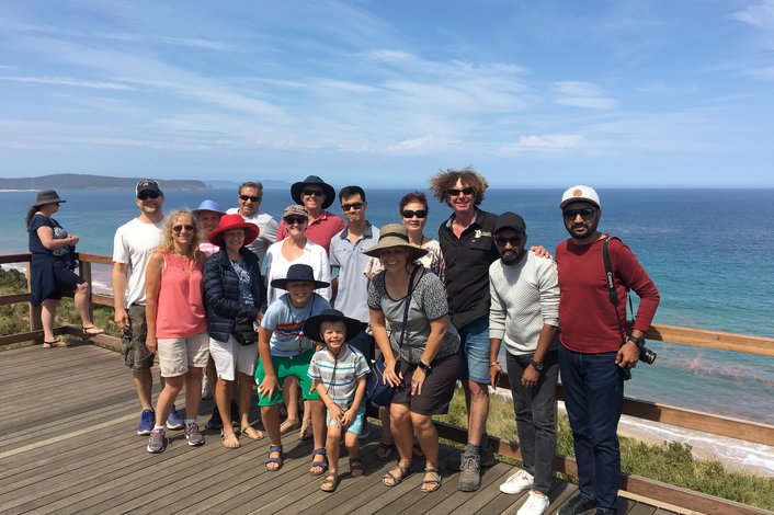 The Bruny Island Neck Lookout with Bruny Island Safaris. A fun tour for everyone.