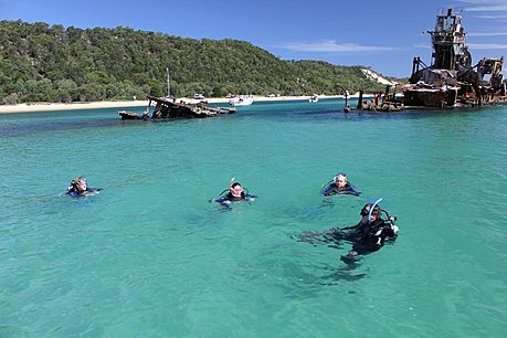 SCUBA Dive with Adventure Moreton Island