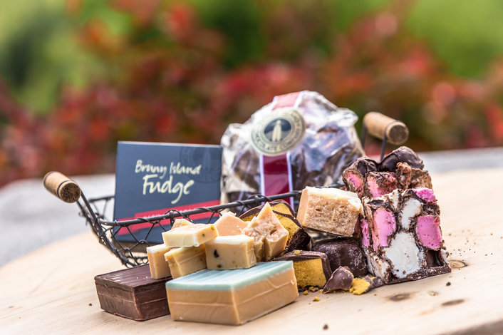 Bruny Island Fudge and Chocolate tastings included in your day tour