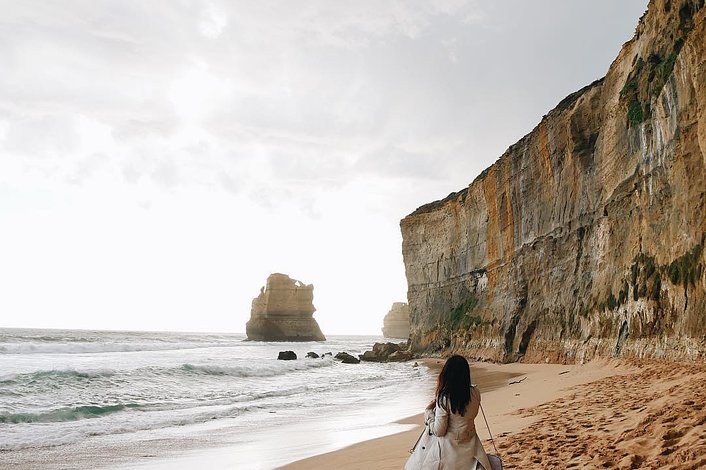 Gibsons Beach in the Port Campbell National Park