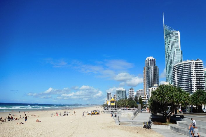 Surfers Paradise on the gold Coast